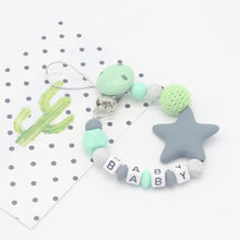 Load image into Gallery viewer, Baby Pacifier Clips for Infant Gifts New Style Baby Products Silicone Pacifier Chain Cartoon Silicone Toy Teeth Molar Chain