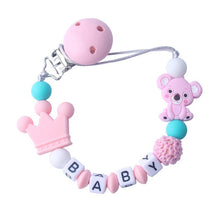 Load image into Gallery viewer, Baby Pacifier Clips for Infant Gifts New Style Baby Products Silicone Pacifier Chain Cartoon Silicone Toy Teeth Molar Chain