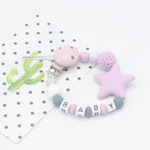Load image into Gallery viewer, Baby Pacifier Clips for Infant Gifts New Style Baby Products Silicone Pacifier Chain Cartoon Silicone Toy Teeth Molar Chain