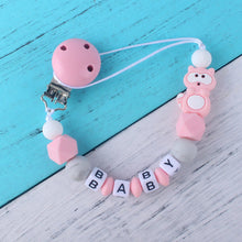 Load image into Gallery viewer, Baby Pacifier Clips for Infant Gifts New Style Baby Products Silicone Pacifier Chain Cartoon Silicone Toy Teeth Molar Chain