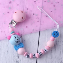 Load image into Gallery viewer, Baby Pacifier Clips for Infant Gifts New Style Baby Products Silicone Pacifier Chain Cartoon Silicone Toy Teeth Molar Chain