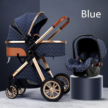 Load image into Gallery viewer, Multi-functional 2 in 1 Baby Stroller High landscape Can Sit Reclining Light Folding Two-way Eggshell design Baby Stroller