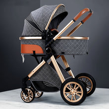 Load image into Gallery viewer, Multi-functional 2 in 1 Baby Stroller High landscape Can Sit Reclining Light Folding Two-way Eggshell design Baby Stroller