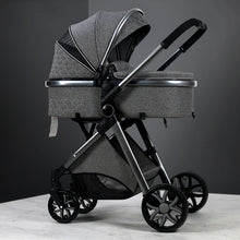 Load image into Gallery viewer, Multi-functional 2 in 1 Baby Stroller High landscape Can Sit Reclining Light Folding Two-way Eggshell design Baby Stroller