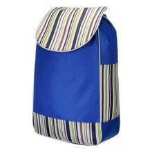 Load image into Gallery viewer, Foldable Shopping Trolley Bag Tote Cart Carts Trolley Bag Basket Luggage Rain Proof Thickened Canvas
