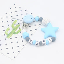 Load image into Gallery viewer, Baby Pacifier Clips for Infant Gifts New Style Baby Products Silicone Pacifier Chain Cartoon Silicone Toy Teeth Molar Chain
