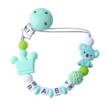 Load image into Gallery viewer, Baby Pacifier Clips for Infant Gifts New Style Baby Products Silicone Pacifier Chain Cartoon Silicone Toy Teeth Molar Chain
