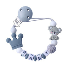 Load image into Gallery viewer, Baby Pacifier Clips for Infant Gifts New Style Baby Products Silicone Pacifier Chain Cartoon Silicone Toy Teeth Molar Chain
