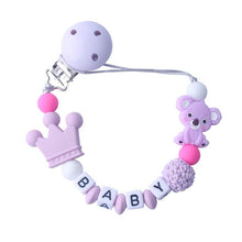 Load image into Gallery viewer, Baby Pacifier Clips for Infant Gifts New Style Baby Products Silicone Pacifier Chain Cartoon Silicone Toy Teeth Molar Chain
