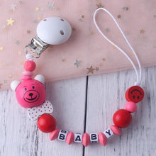 Load image into Gallery viewer, Baby Pacifier Clips for Infant Gifts New Style Baby Products Silicone Pacifier Chain Cartoon Silicone Toy Teeth Molar Chain
