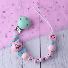 Load image into Gallery viewer, Baby Pacifier Clips for Infant Gifts New Style Baby Products Silicone Pacifier Chain Cartoon Silicone Toy Teeth Molar Chain
