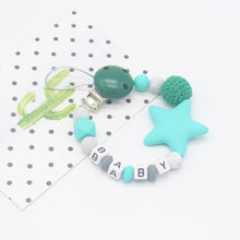 Load image into Gallery viewer, Baby Pacifier Clips for Infant Gifts New Style Baby Products Silicone Pacifier Chain Cartoon Silicone Toy Teeth Molar Chain
