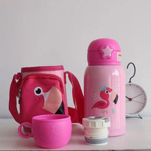 Load image into Gallery viewer, 500ML Kids Water Cup Creative Cartoon Baby Feeding Cups With Straws Leakproof Water Bottles Outdoor Portable Children's Cups
