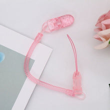 Load image into Gallery viewer, Baby Clip Pacifier Holder for Nipple Teether Chain for Dummies Plastic Infant Nipple Clip Holders Nipple Holder Baby Pram Hook
