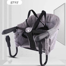 Load image into Gallery viewer, Portable Foldable High Chair For Baby Dinning Safty Belt Baby Seat Reinforce Hook-On Dinning Chair For Babies Infant Booster
