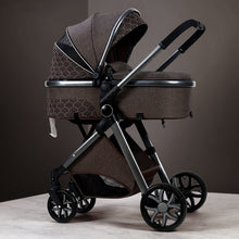 Load image into Gallery viewer, Multi-functional 2 in 1 Baby Stroller High landscape Can Sit Reclining Light Folding Two-way Eggshell design Baby Stroller
