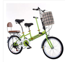 Load image into Gallery viewer, touring wagon travel bike  parent-child bicycle mother-child bicycle double men's and women's shuttle bicycle with travel bike
